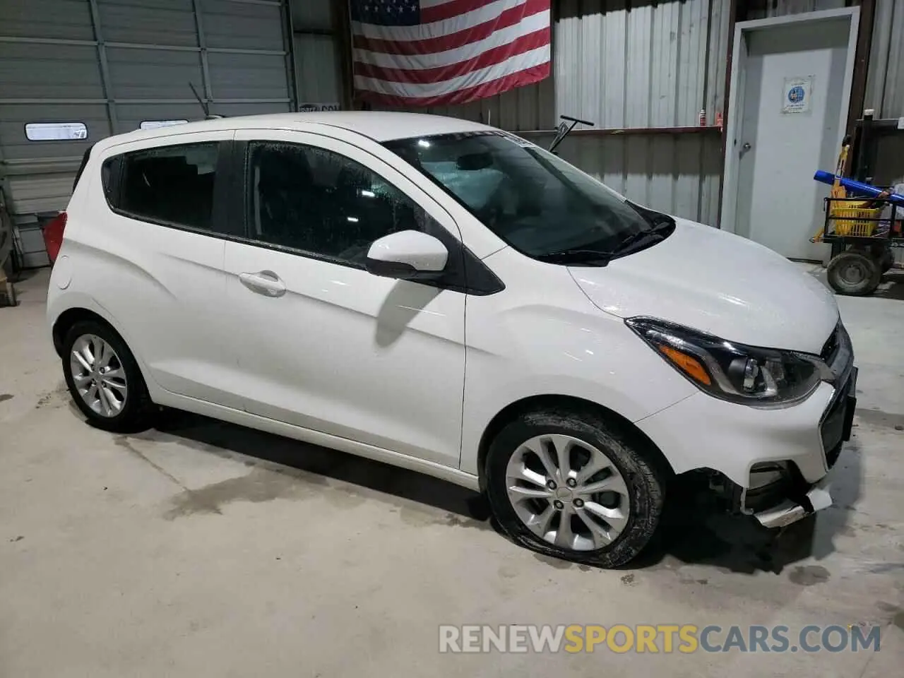 4 Photograph of a damaged car KL8CD6SA5NC019104 CHEVROLET SPARK 2022