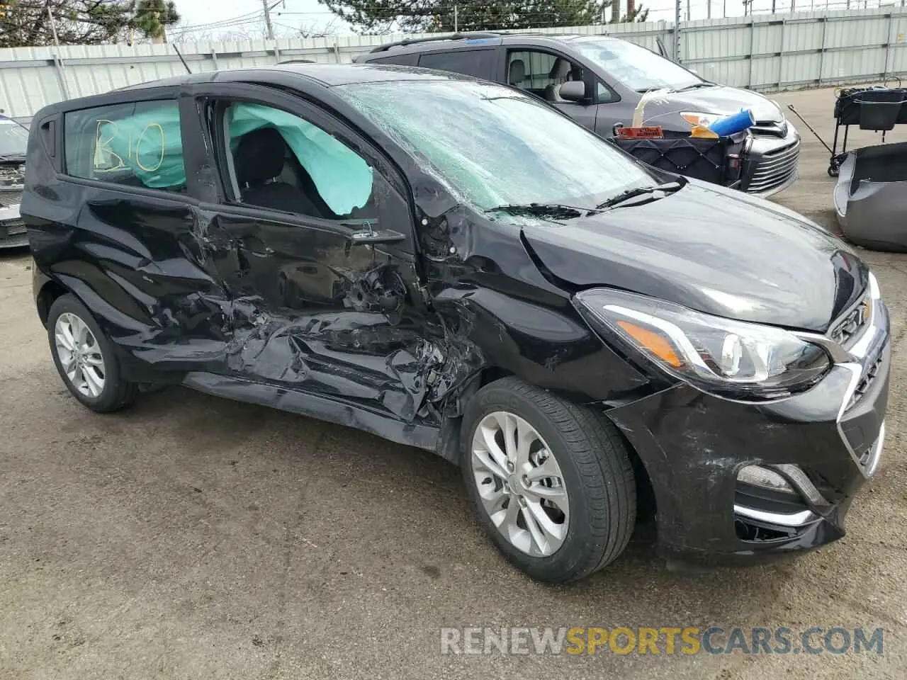 4 Photograph of a damaged car KL8CD6SA6NC007527 CHEVROLET SPARK 2022