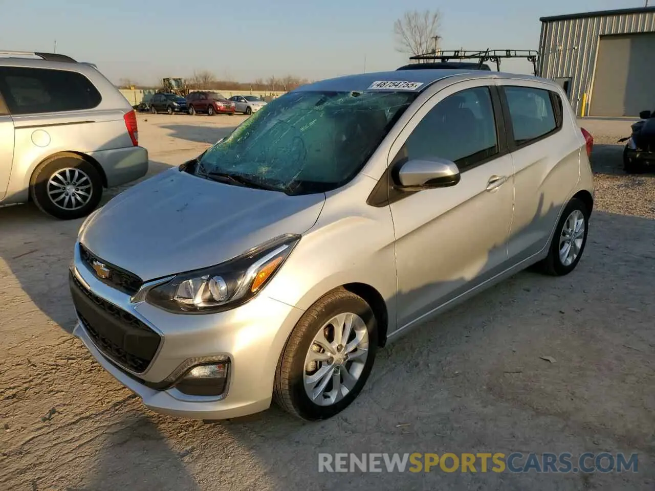 1 Photograph of a damaged car KL8CD6SA6NC017393 CHEVROLET SPARK 2022