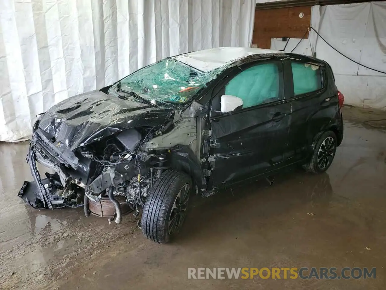 1 Photograph of a damaged car KL8CD6SA9NC025603 CHEVROLET SPARK 2022