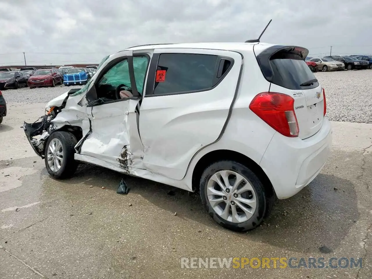 2 Photograph of a damaged car KL8CD6SA9NC037198 CHEVROLET SPARK 2022