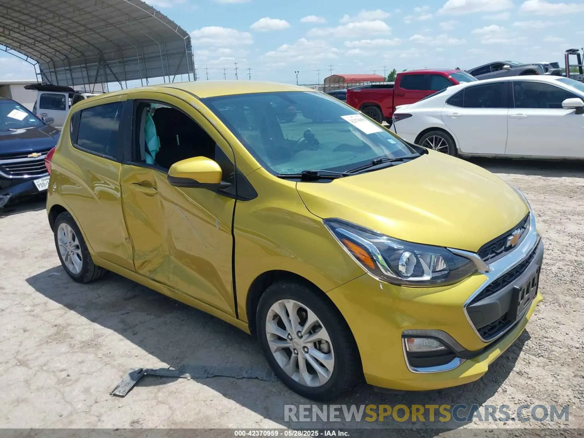 1 Photograph of a damaged car KL8CD6SA9NC038836 CHEVROLET SPARK 2022
