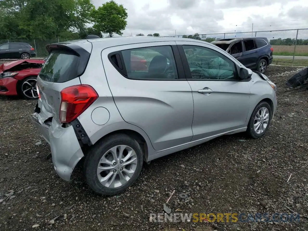 3 Photograph of a damaged car KL8CD6SAXNC032947 CHEVROLET SPARK 2022