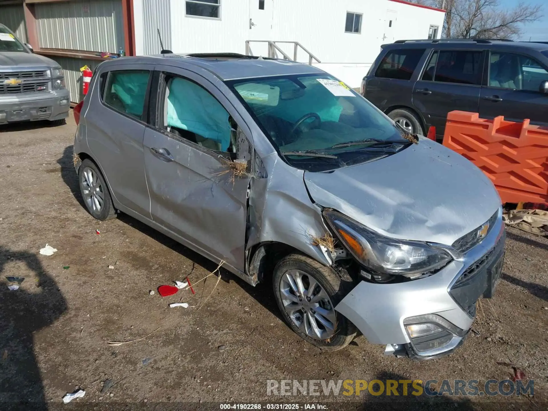 1 Photograph of a damaged car KL8CF6SA1NC014721 CHEVROLET SPARK 2022