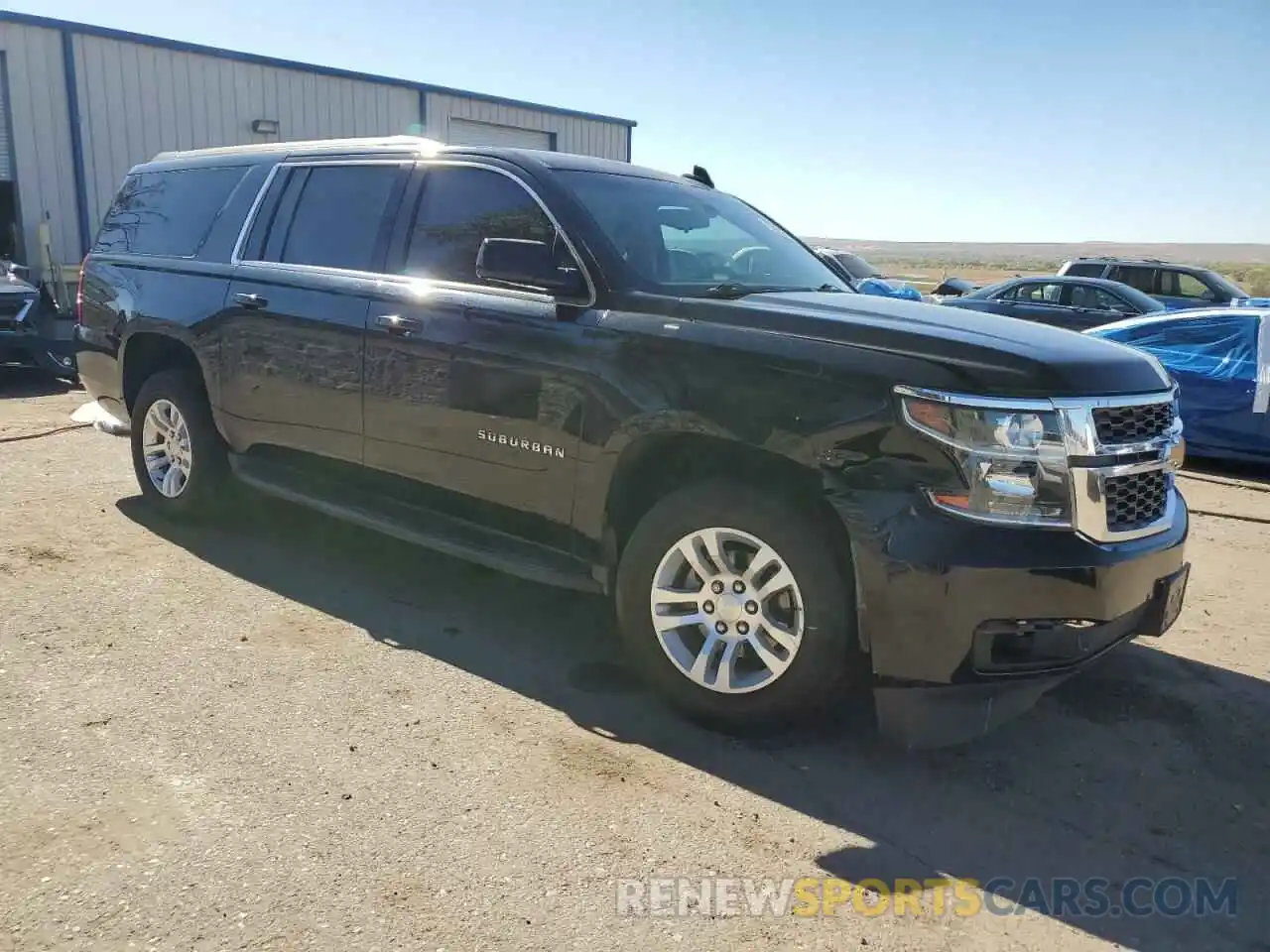 4 Photograph of a damaged car 1GNSCGKC6KR180042 CHEVROLET SUBURBAN 2019