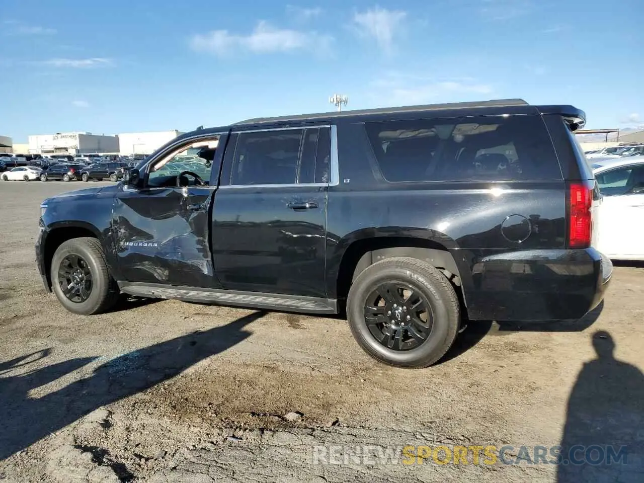 2 Photograph of a damaged car 1GNSCHKC2KR121270 CHEVROLET SUBURBAN 2019