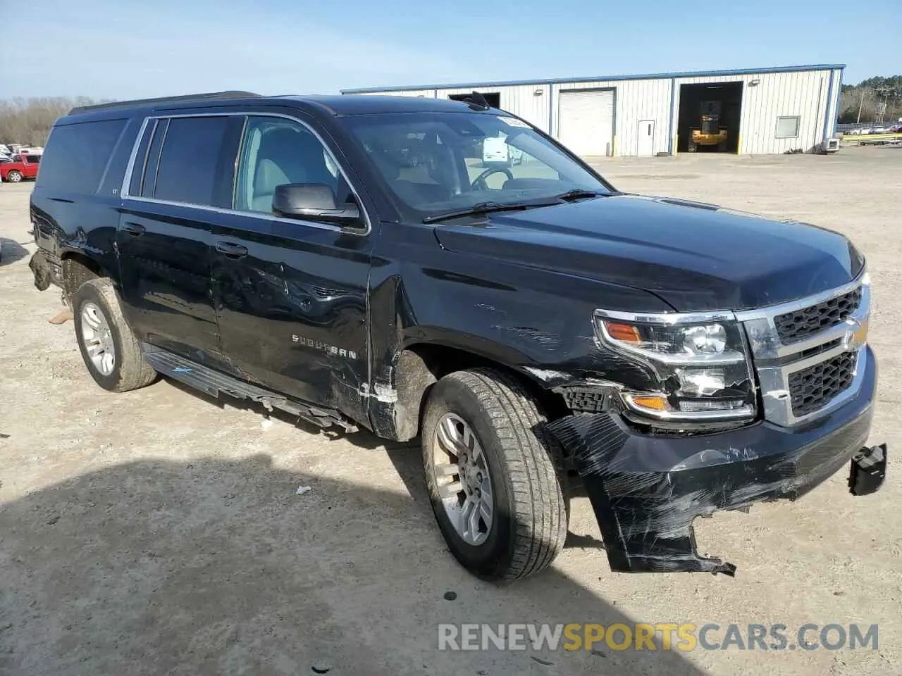 4 Photograph of a damaged car 1GNSKHKC1KR188011 CHEVROLET SUBURBAN 2019