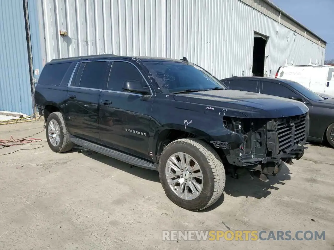 4 Photograph of a damaged car 1GNSKHKC2KR106707 CHEVROLET SUBURBAN 2019
