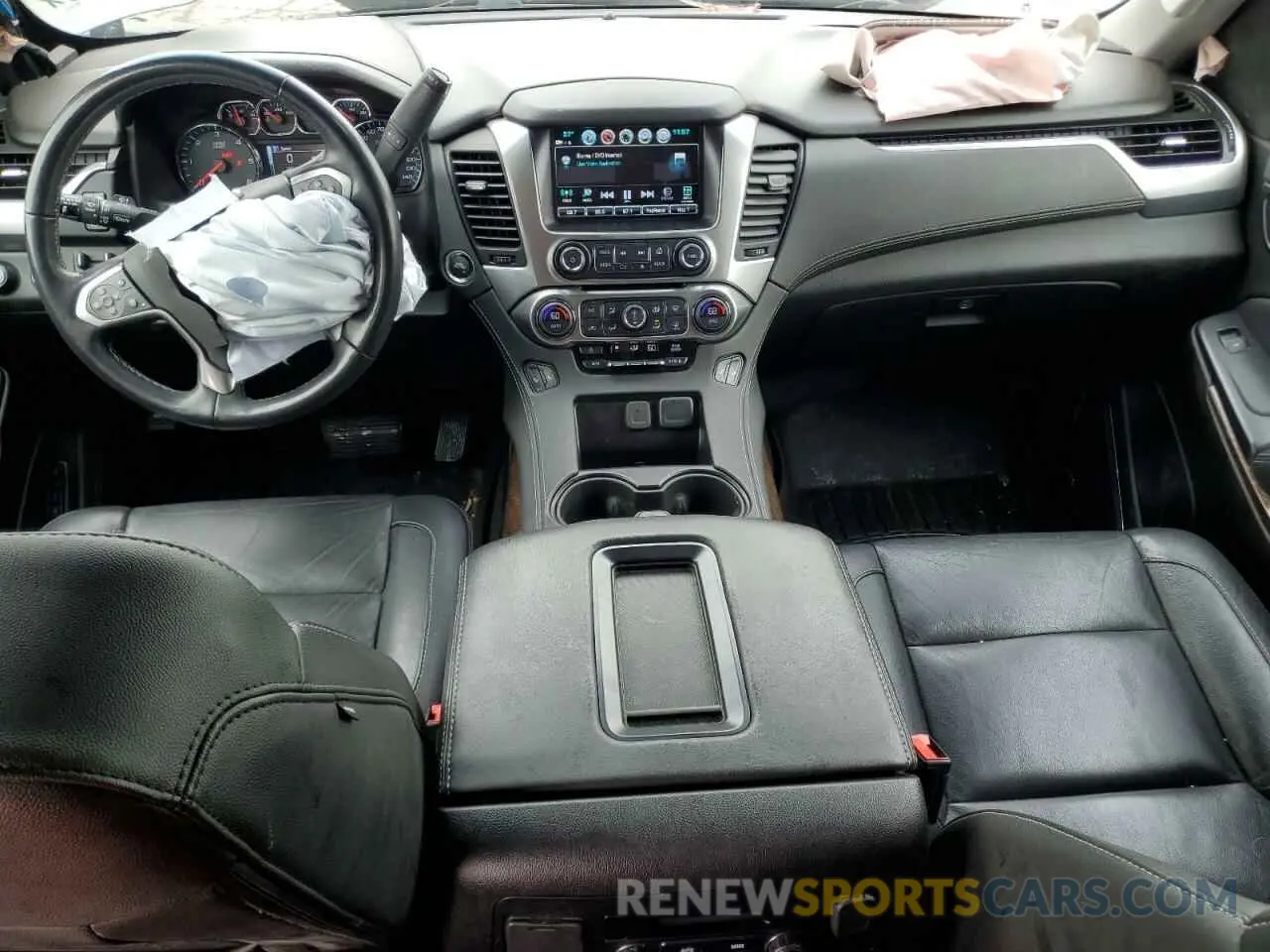 8 Photograph of a damaged car 1GNSKHKC2KR215247 CHEVROLET SUBURBAN 2019