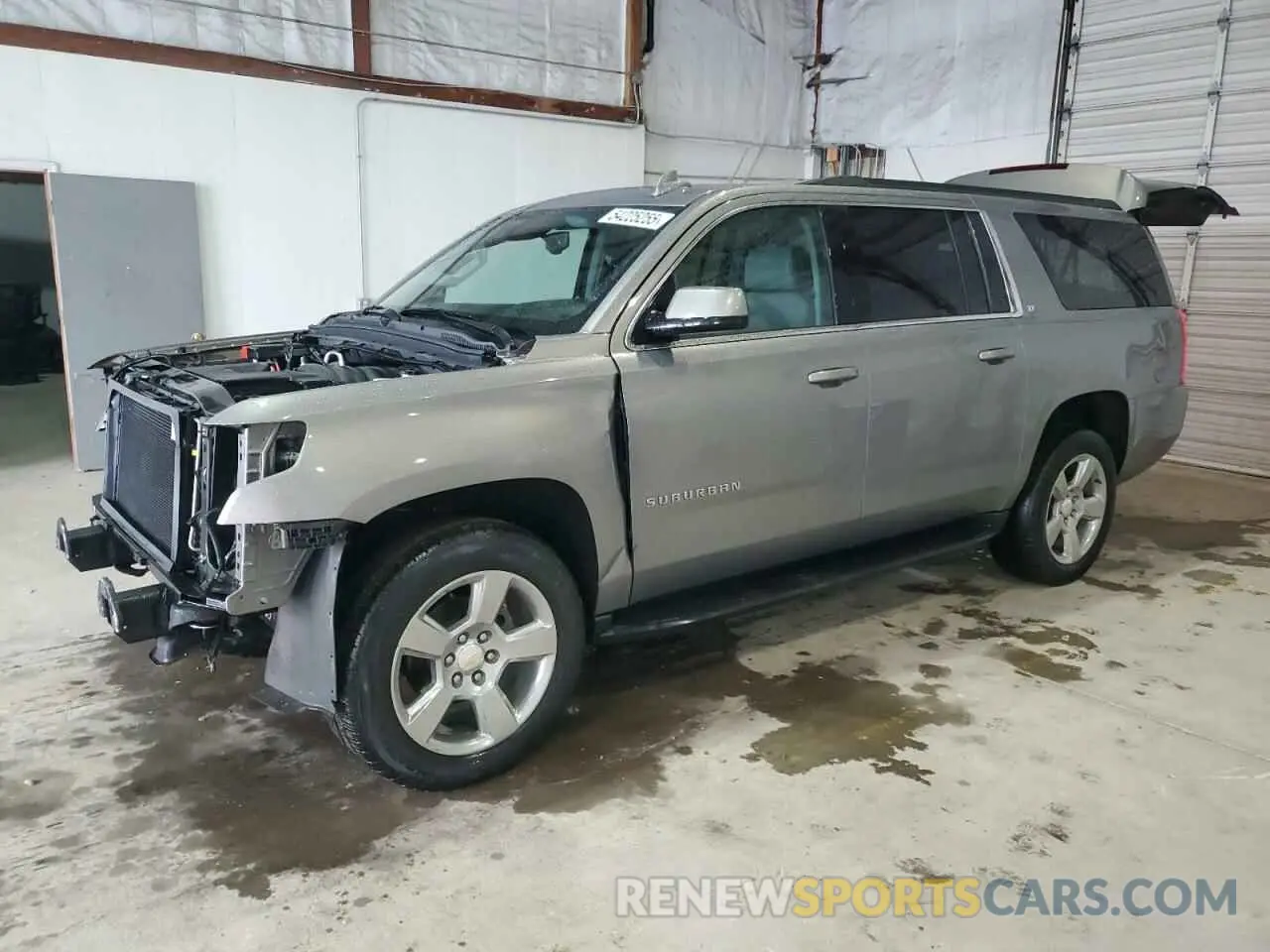 1 Photograph of a damaged car 1GNSKHKC2KR227348 CHEVROLET SUBURBAN 2019