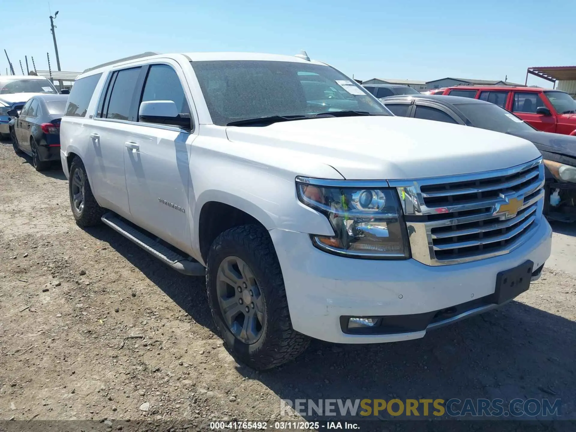 1 Photograph of a damaged car 1GNSKHKC2KR297254 CHEVROLET SUBURBAN 2019