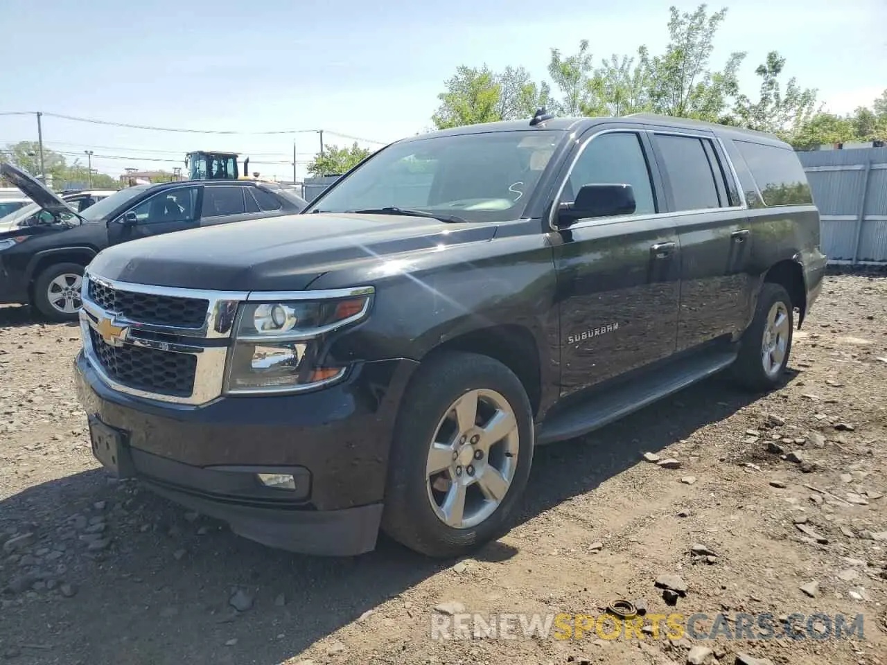 1 Photograph of a damaged car 1GNSKHKC3KR101791 CHEVROLET SUBURBAN 2019