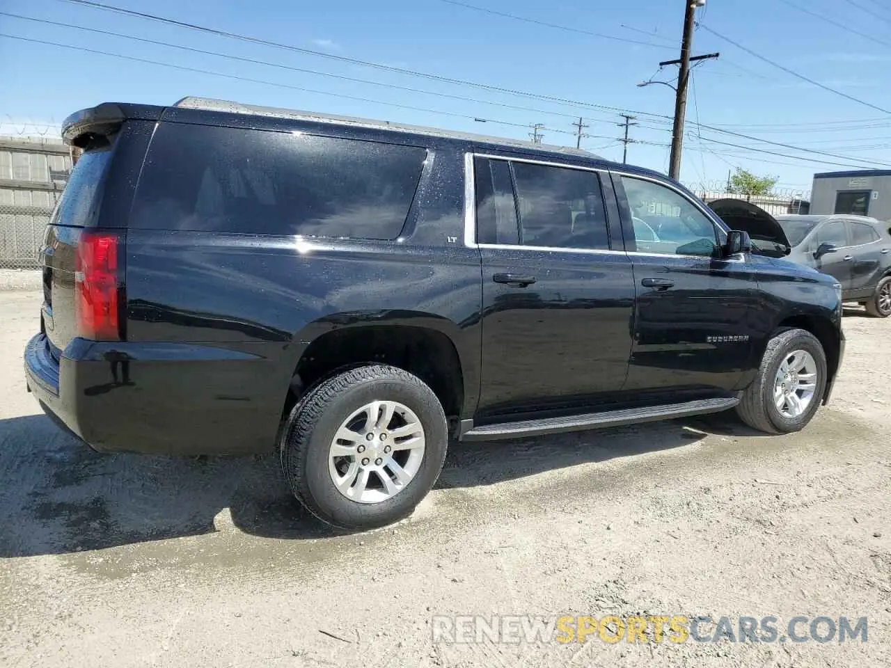 3 Photograph of a damaged car 1GNSKHKC3KR117263 CHEVROLET SUBURBAN 2019