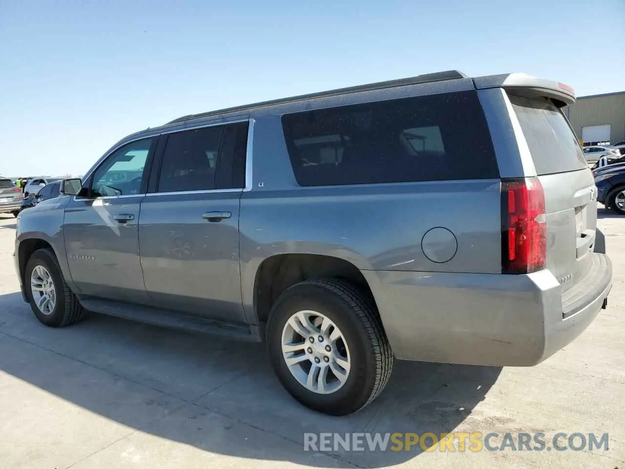 2 Photograph of a damaged car 1GNSKHKC3KR408068 CHEVROLET SUBURBAN 2019