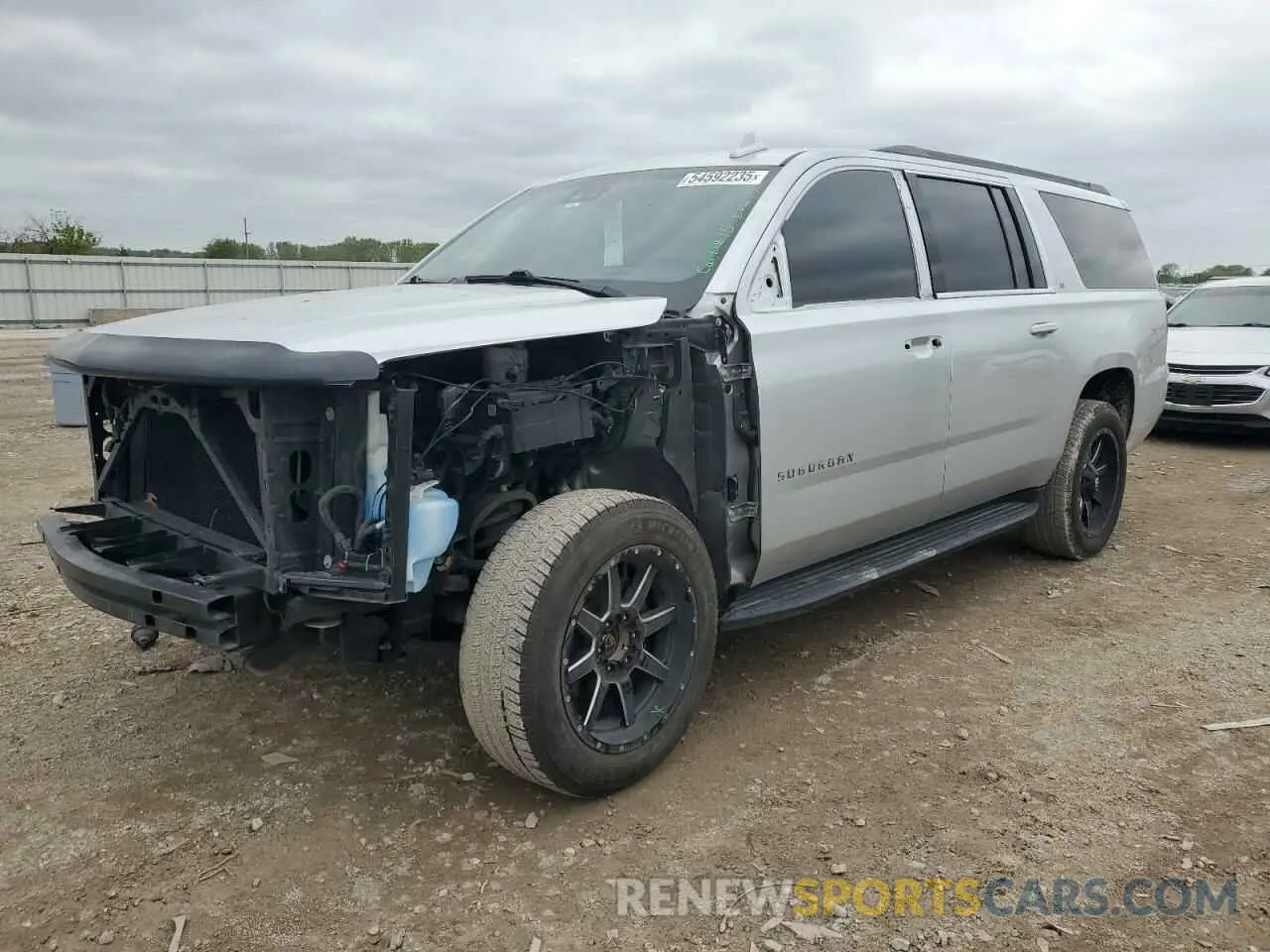 1 Photograph of a damaged car 1GNSKHKC5KR364798 CHEVROLET SUBURBAN 2019