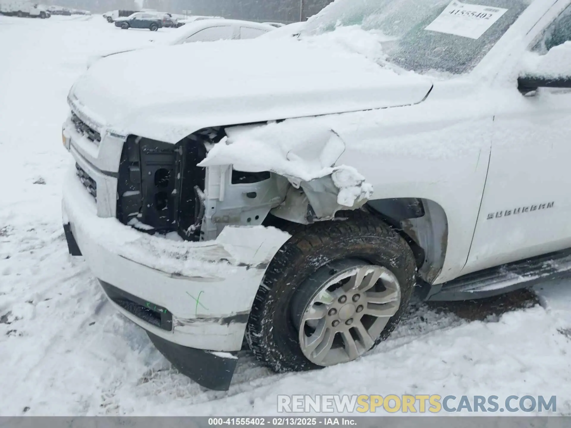 6 Photograph of a damaged car 1GNSKHKC6KR191177 CHEVROLET SUBURBAN 2019