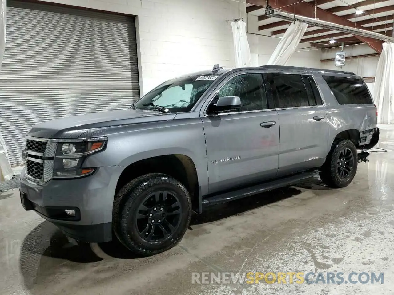1 Photograph of a damaged car 1GNSKHKC7KR234280 CHEVROLET SUBURBAN 2019