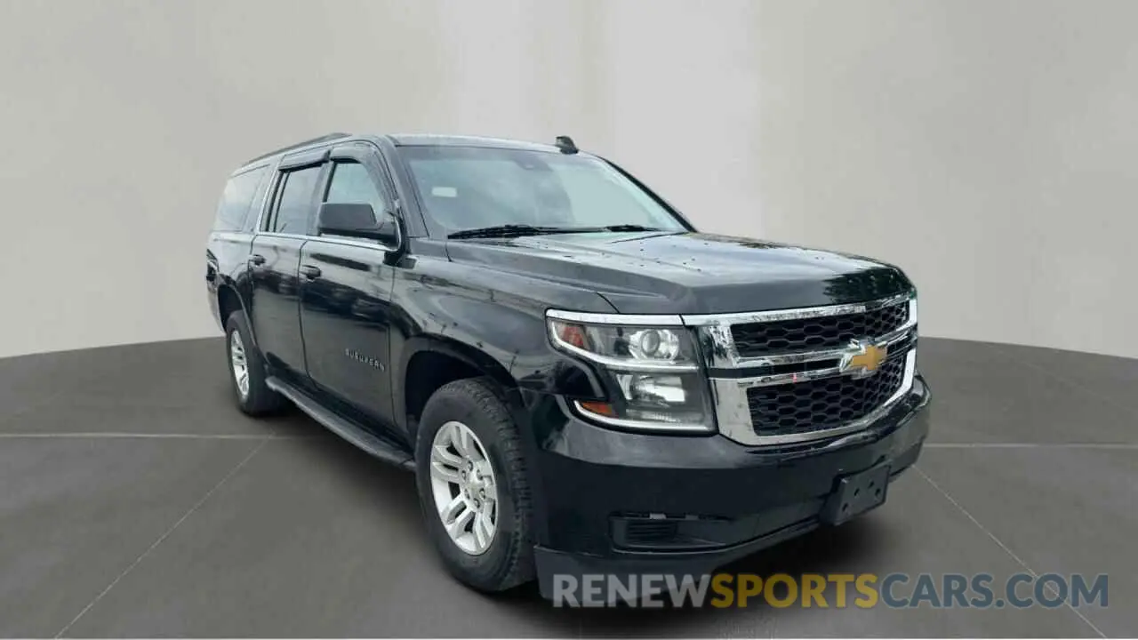 1 Photograph of a damaged car 1GNSKHKC8KR109434 CHEVROLET SUBURBAN 2019