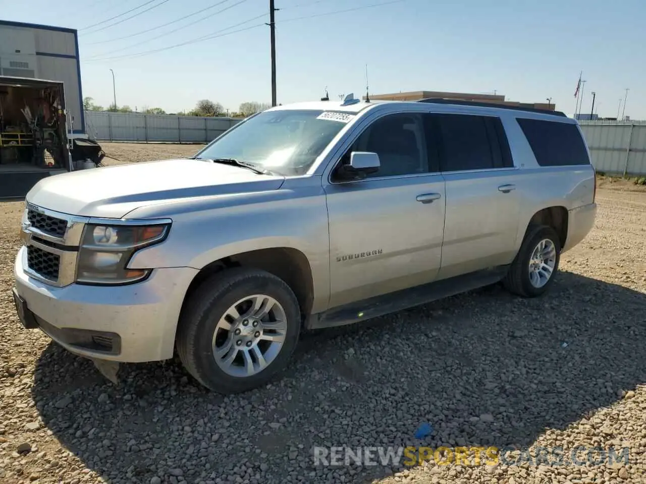 1 Photograph of a damaged car 1GNSKHKC9KR369051 CHEVROLET SUBURBAN 2019