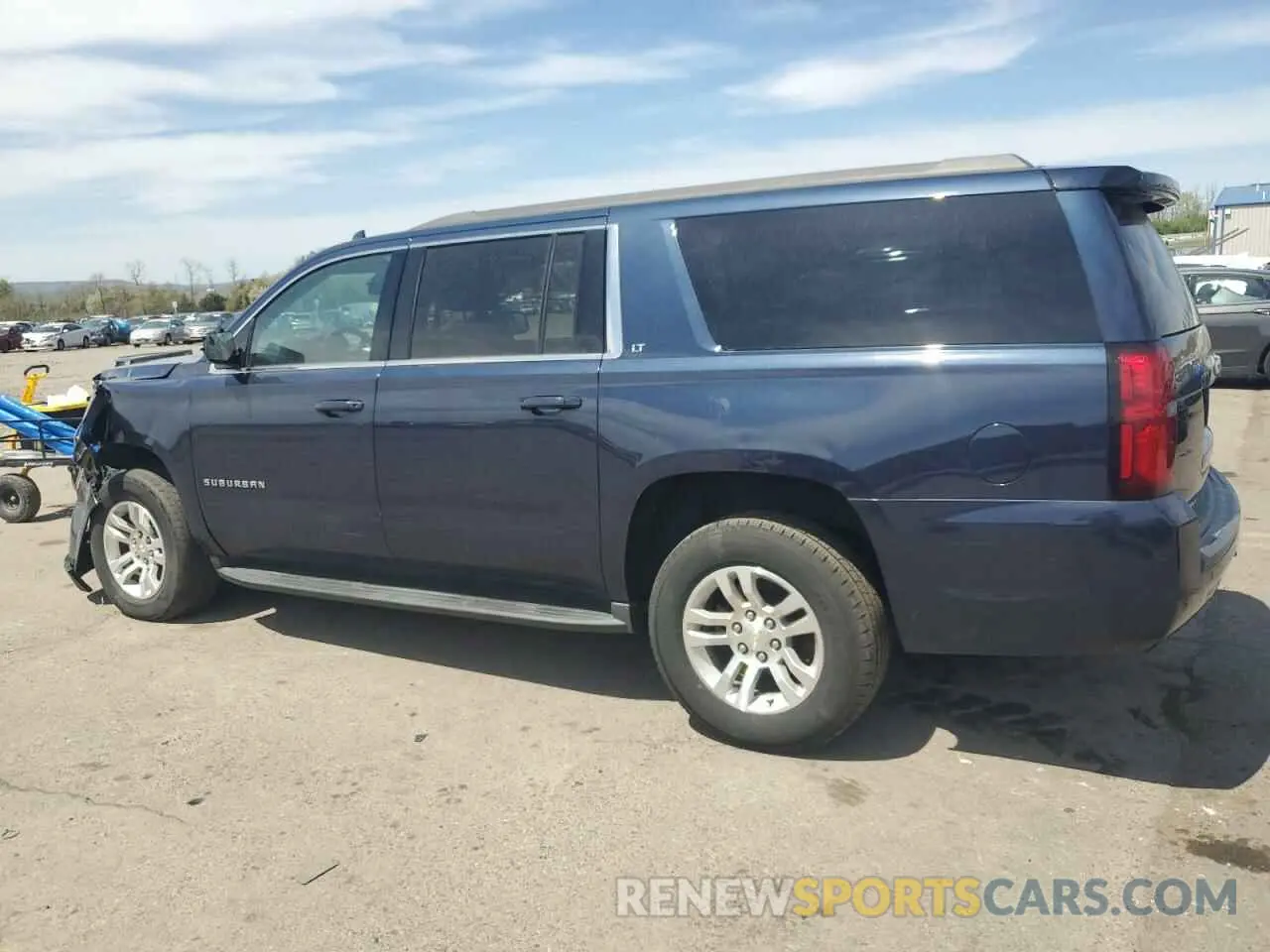 2 Photograph of a damaged car 1GNSKHKCXKR124680 CHEVROLET SUBURBAN 2019
