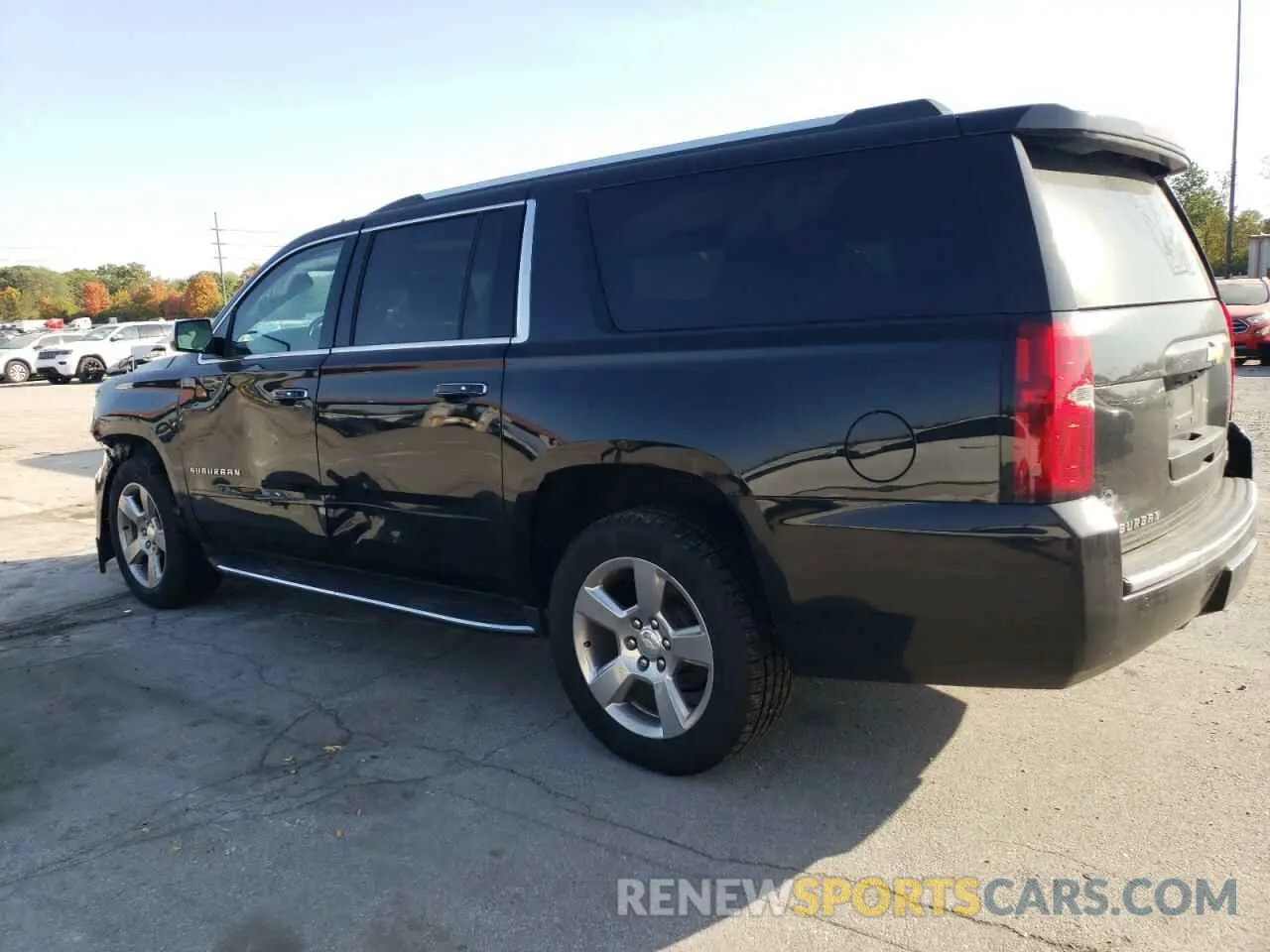 2 Photograph of a damaged car 1GNSKJKC1KR376938 CHEVROLET SUBURBAN 2019