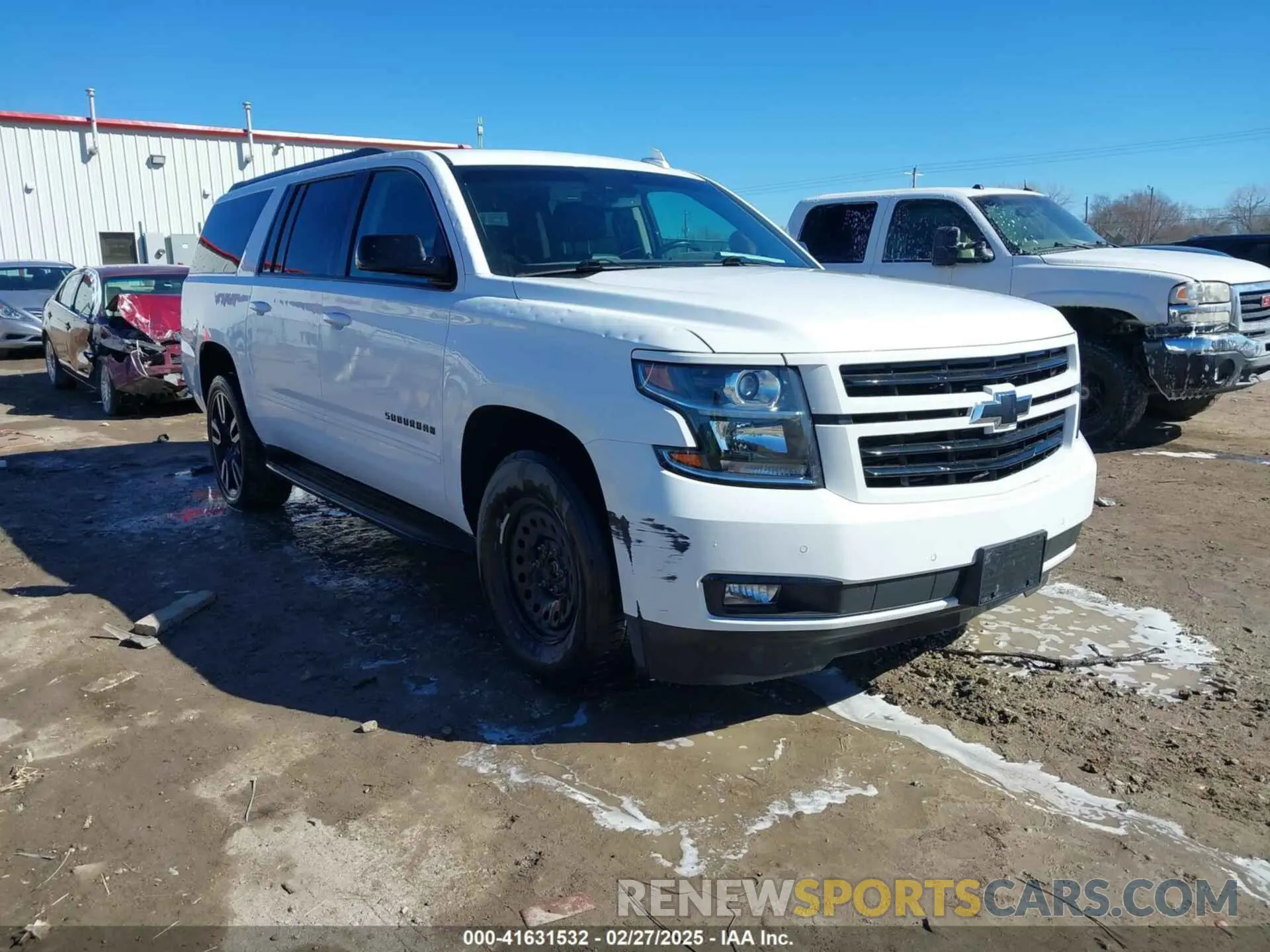 1 Photograph of a damaged car 1GNSKJKJ2KR103148 CHEVROLET SUBURBAN 2019