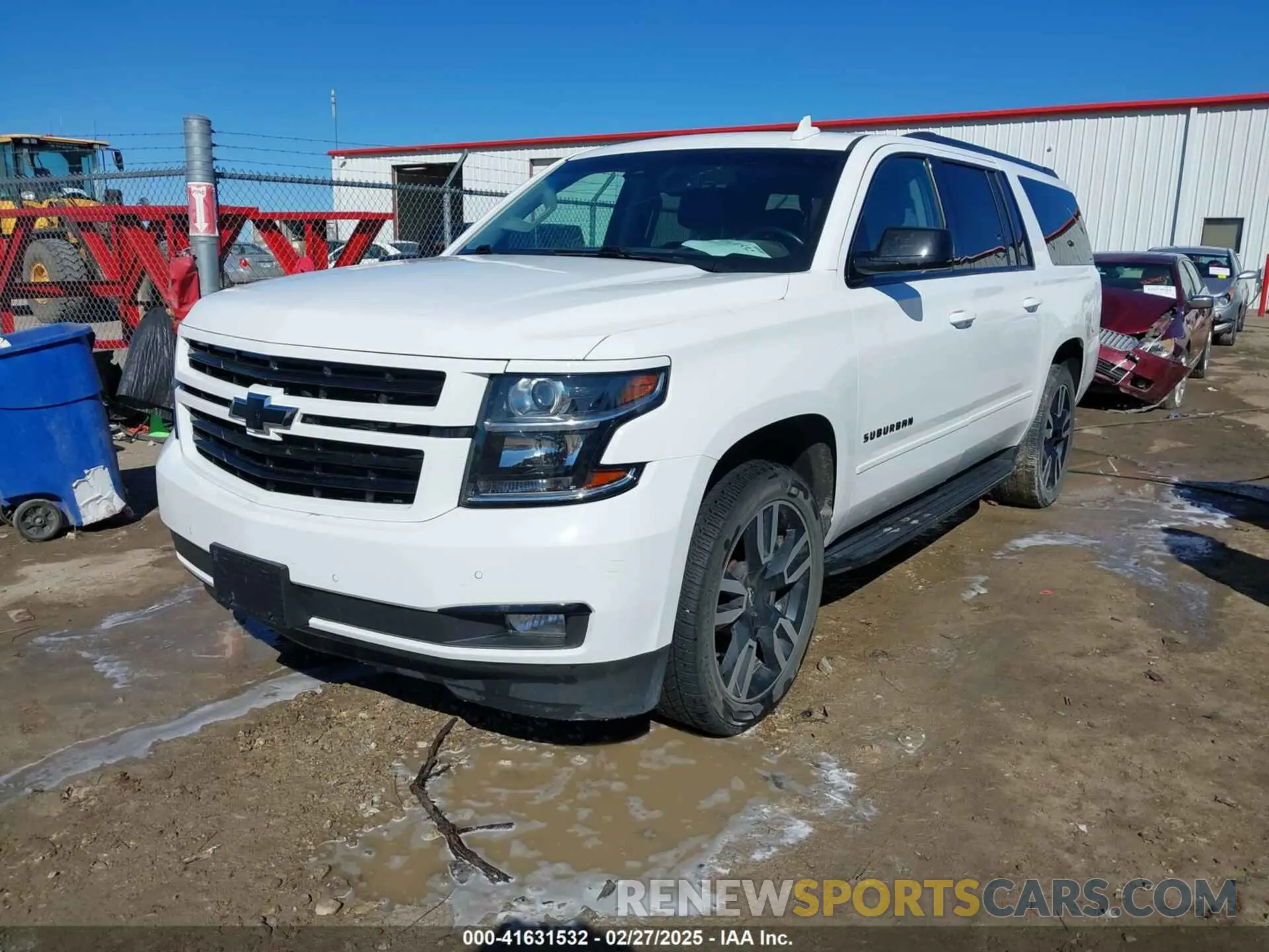 2 Photograph of a damaged car 1GNSKJKJ2KR103148 CHEVROLET SUBURBAN 2019