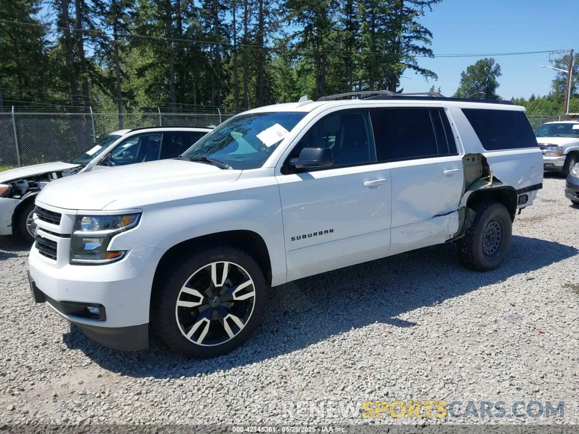 15 Photograph of a damaged car 1GNSKJKJ6KR270855 CHEVROLET SUBURBAN 2019