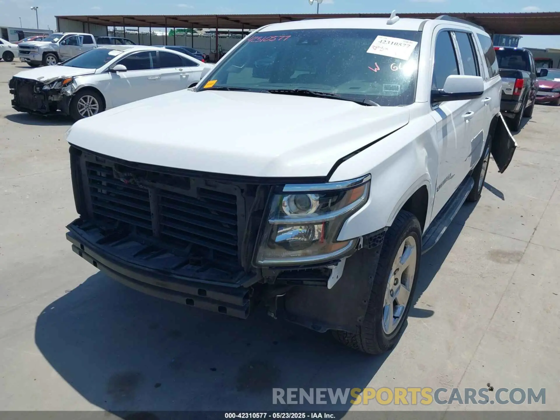 6 Photograph of a damaged car 1GNSCHKC6LR287101 CHEVROLET SUBURBAN 2020