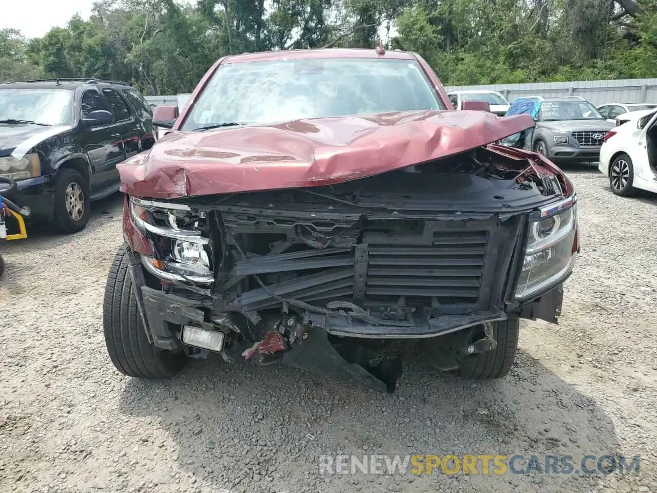 5 Photograph of a damaged car 1GNSKHKC7LR170324 CHEVROLET SUBURBAN 2020