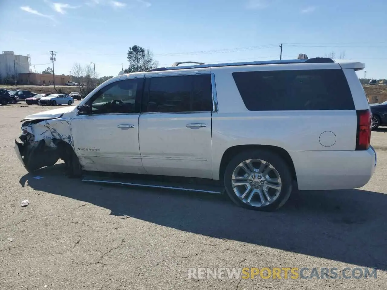 2 Photograph of a damaged car 1GNSKJKJ1LR131086 CHEVROLET SUBURBAN 2020