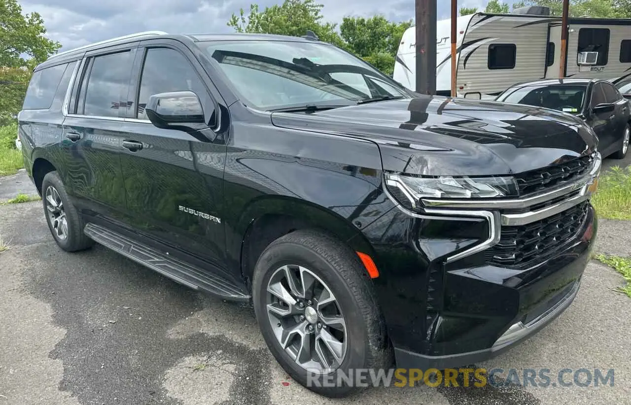 1 Photograph of a damaged car 1GNSCBKD9MR480205 CHEVROLET SUBURBAN 2021