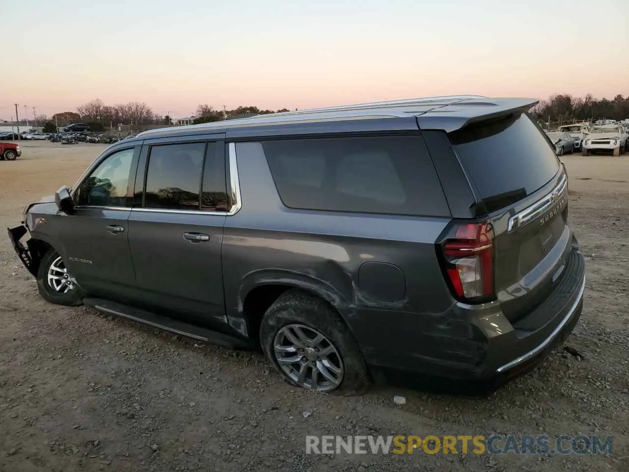 2 Photograph of a damaged car 1GNSCCKD2MR255257 CHEVROLET SUBURBAN 2021