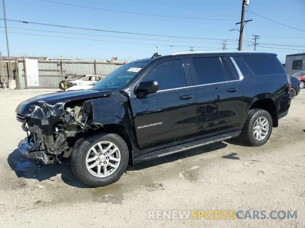 1 Photograph of a damaged car 1GNSCCKD5MR333272 CHEVROLET SUBURBAN 2021