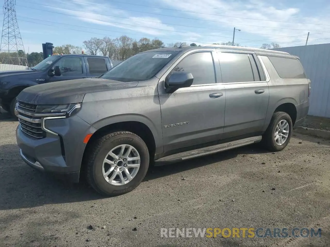 1 Photograph of a damaged car 1GNSCCKD6MR209589 CHEVROLET SUBURBAN 2021
