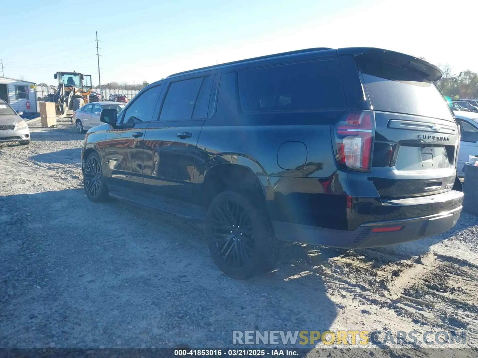 3 Photograph of a damaged car 1GNSCEKD2MR340613 CHEVROLET SUBURBAN 2021