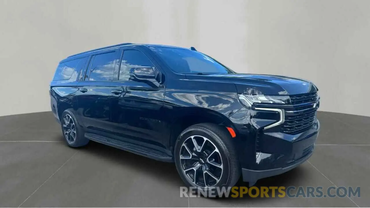 1 Photograph of a damaged car 1GNSCEKD7MR335410 CHEVROLET SUBURBAN 2021