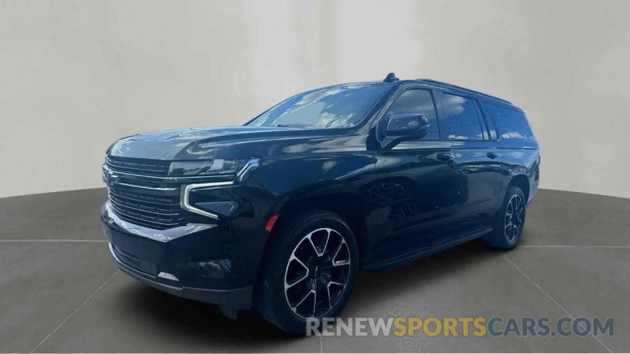 2 Photograph of a damaged car 1GNSCEKD7MR335410 CHEVROLET SUBURBAN 2021