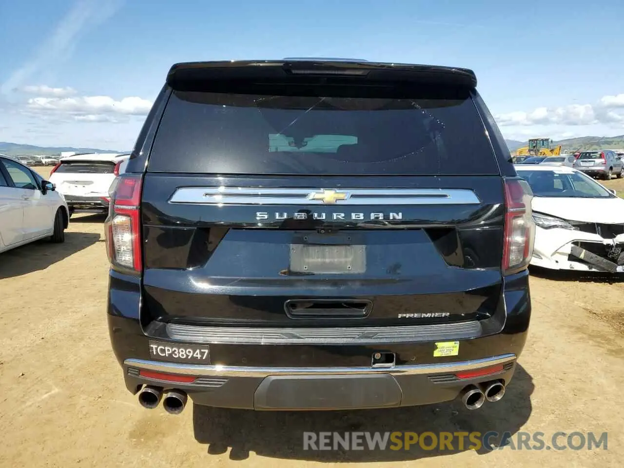 6 Photograph of a damaged car 1GNSCFKD4MR280839 CHEVROLET SUBURBAN 2021