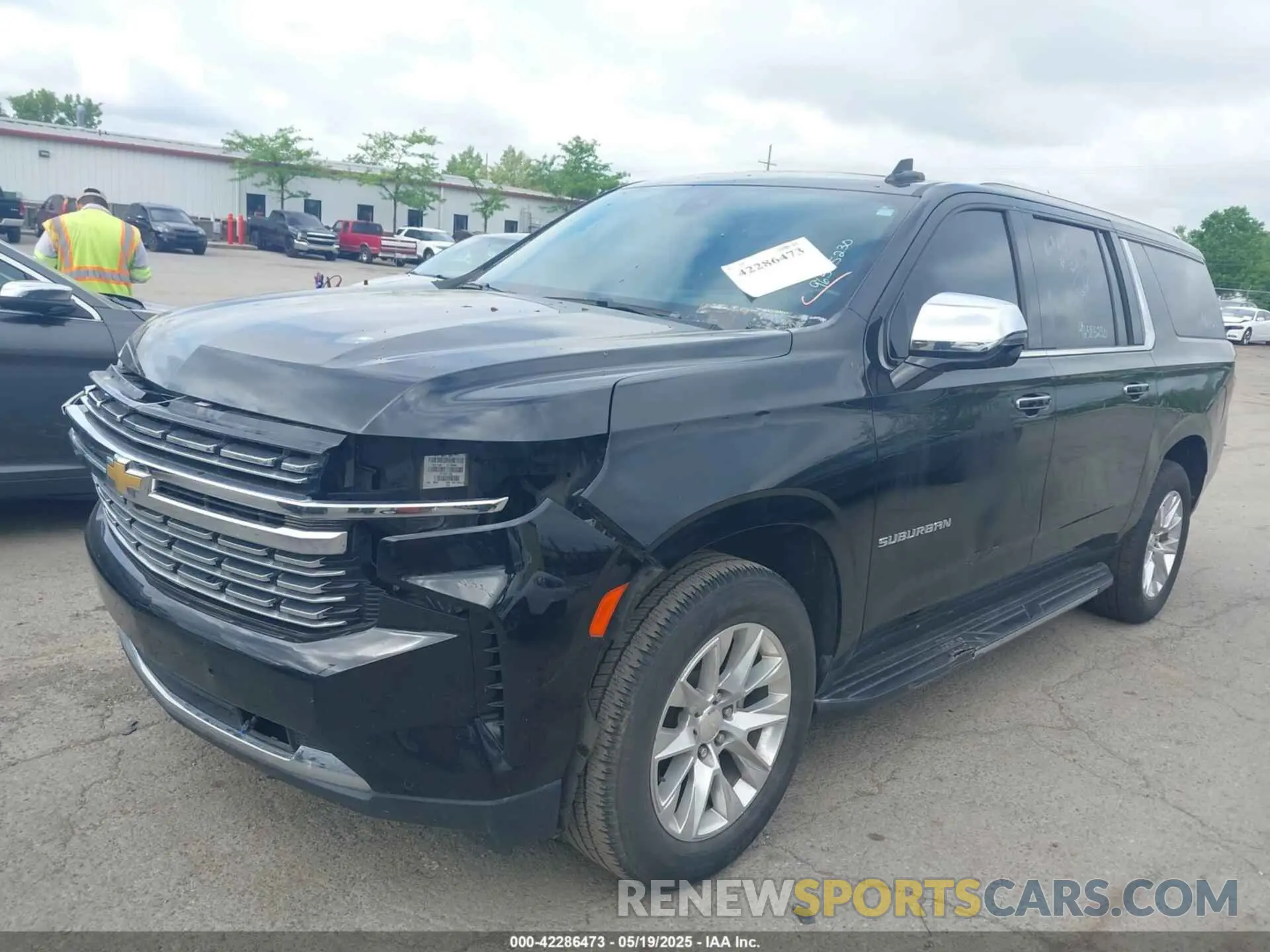 2 Photograph of a damaged car 1GNSCFKD4MR307179 CHEVROLET SUBURBAN 2021