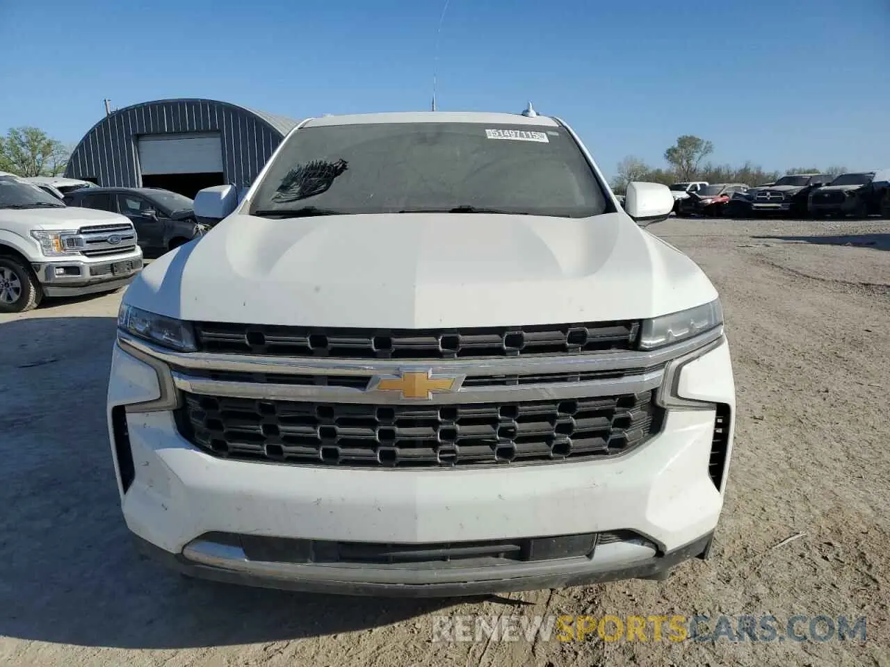 5 Photograph of a damaged car 1GNSKBKD9MR259044 CHEVROLET SUBURBAN 2021