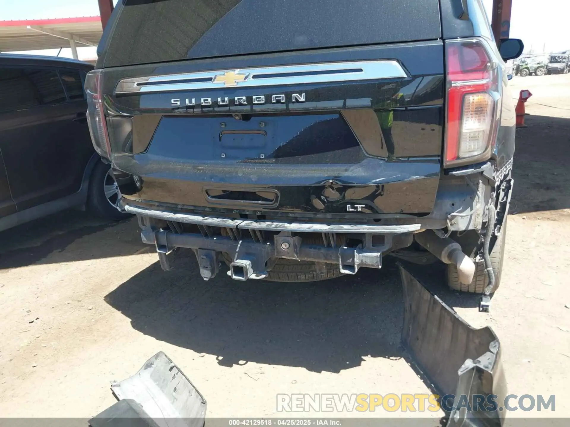 6 Photograph of a damaged car 1GNSKCKD0MR123858 CHEVROLET SUBURBAN 2021