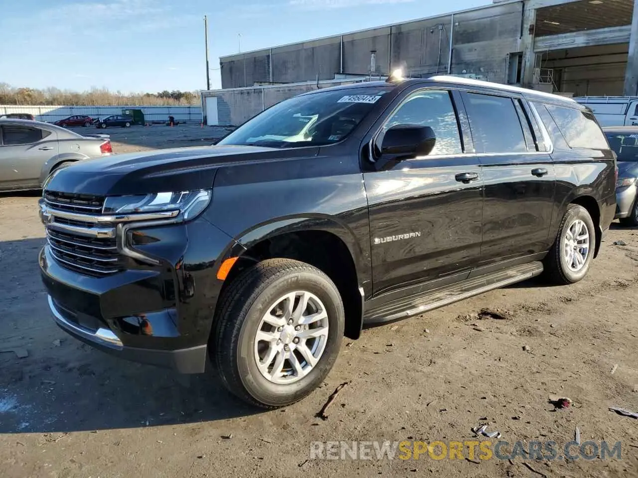 1 Photograph of a damaged car 1GNSKCKD0MR348460 CHEVROLET SUBURBAN 2021