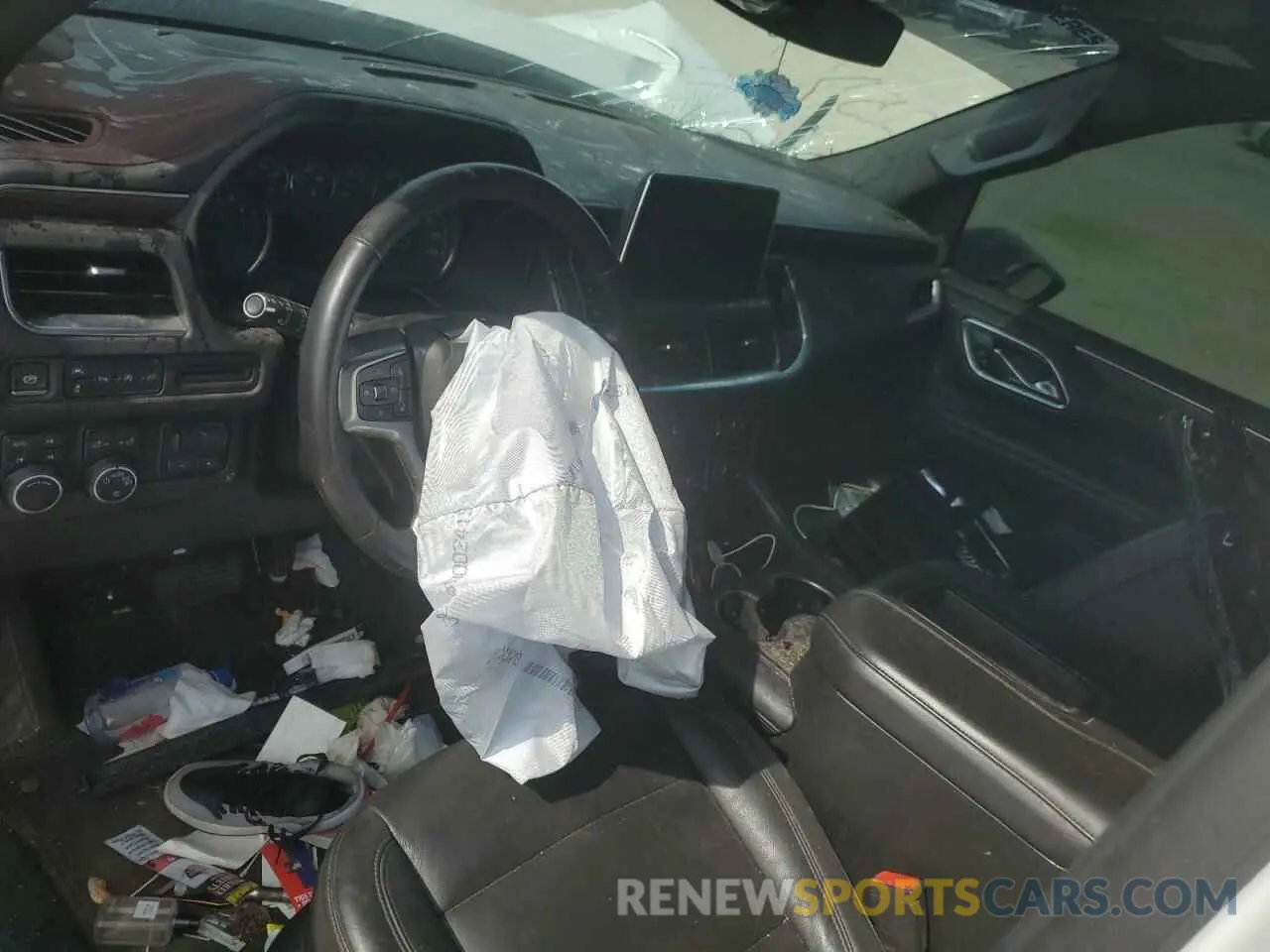 8 Photograph of a damaged car 1GNSKCKD1MR168971 CHEVROLET SUBURBAN 2021