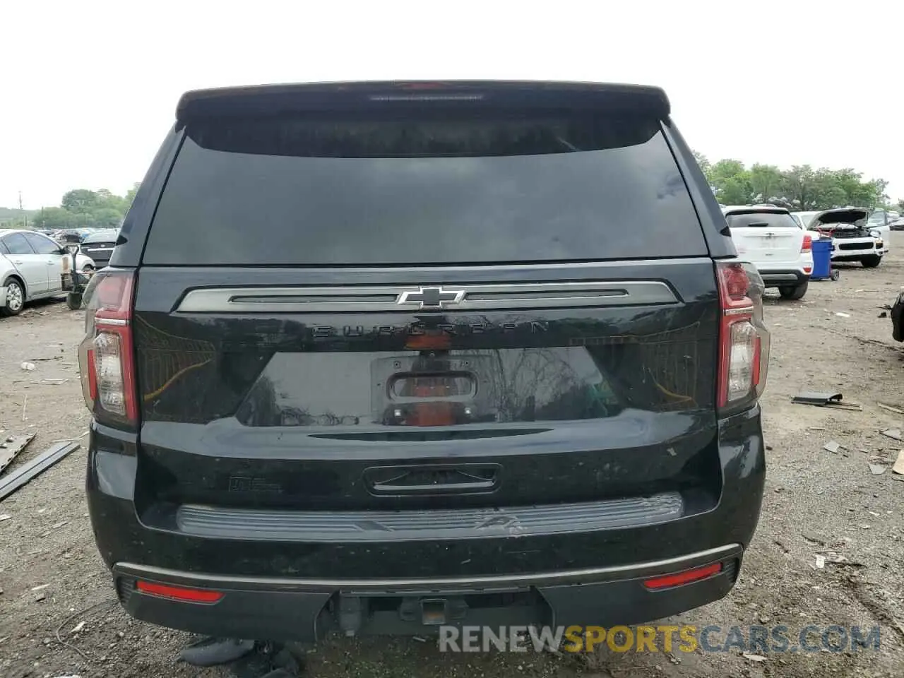 6 Photograph of a damaged car 1GNSKDKD3MR358924 CHEVROLET SUBURBAN 2021