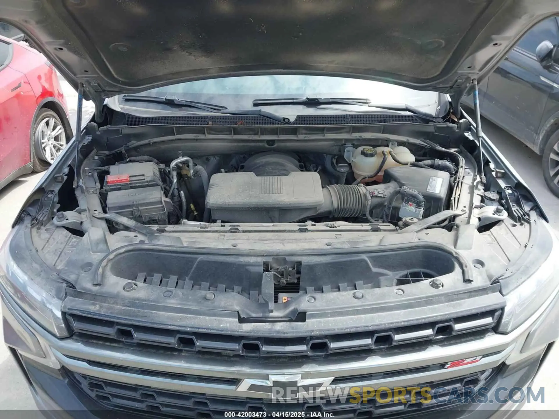 10 Photograph of a damaged car 1GNSKDKD8MR375007 CHEVROLET SUBURBAN 2021
