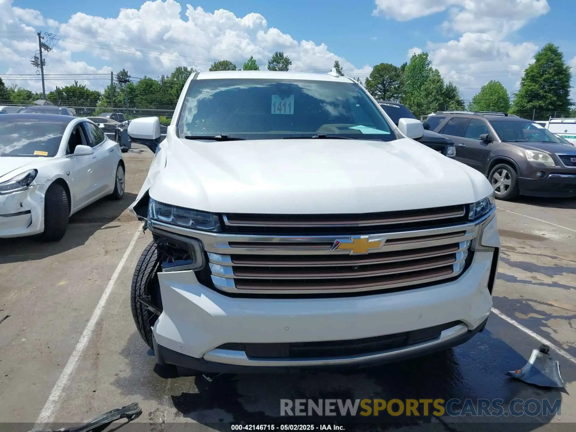 12 Photograph of a damaged car 1GNSKGKL3MR222298 CHEVROLET SUBURBAN 2021