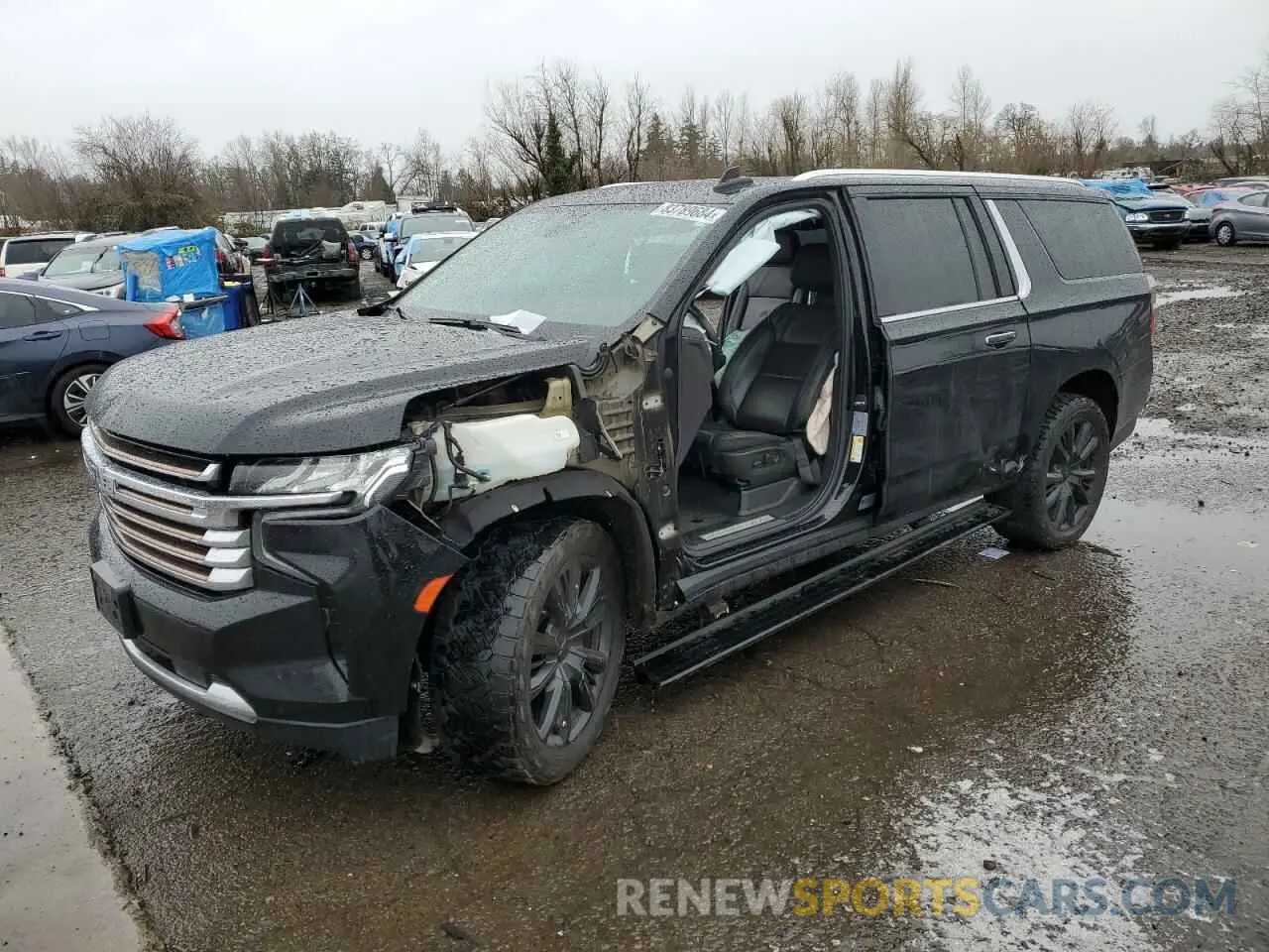 1 Photograph of a damaged car 1GNSKGKT6MR223445 CHEVROLET SUBURBAN 2021