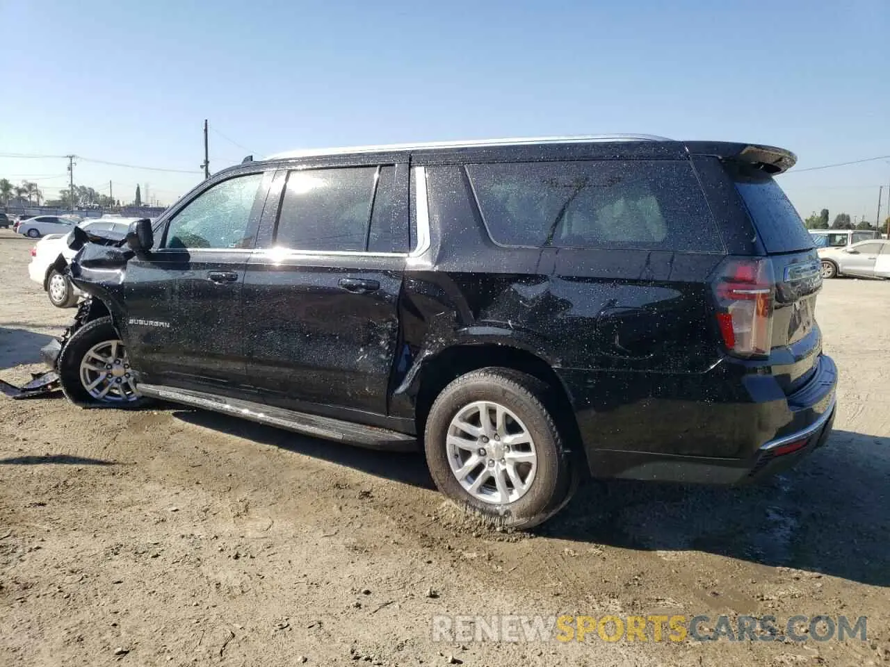 2 Photograph of a damaged car 1GNSCBKD8NR282054 CHEVROLET SUBURBAN 2022