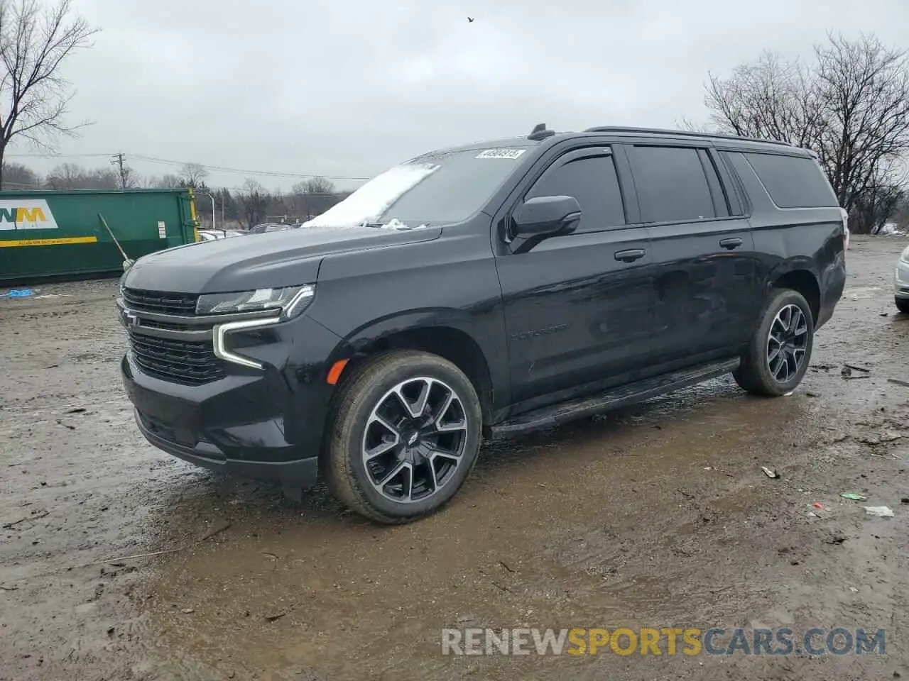 1 Photograph of a damaged car 1GNSCEKD0NR307918 CHEVROLET SUBURBAN 2022